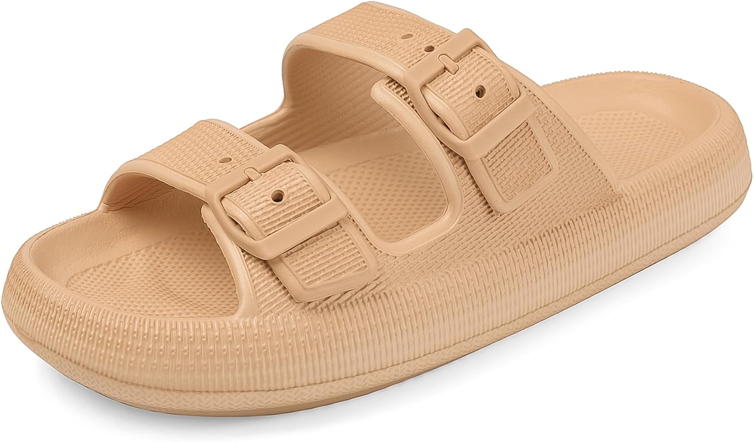 

Сандалии VONMAY Comfort для женщин и мужчин, тапочки с подушкой, двойная пряжка, быстросохнущие, регулируемые шлепанцы с мягкой толстой подошвой из ЭВА, хаки