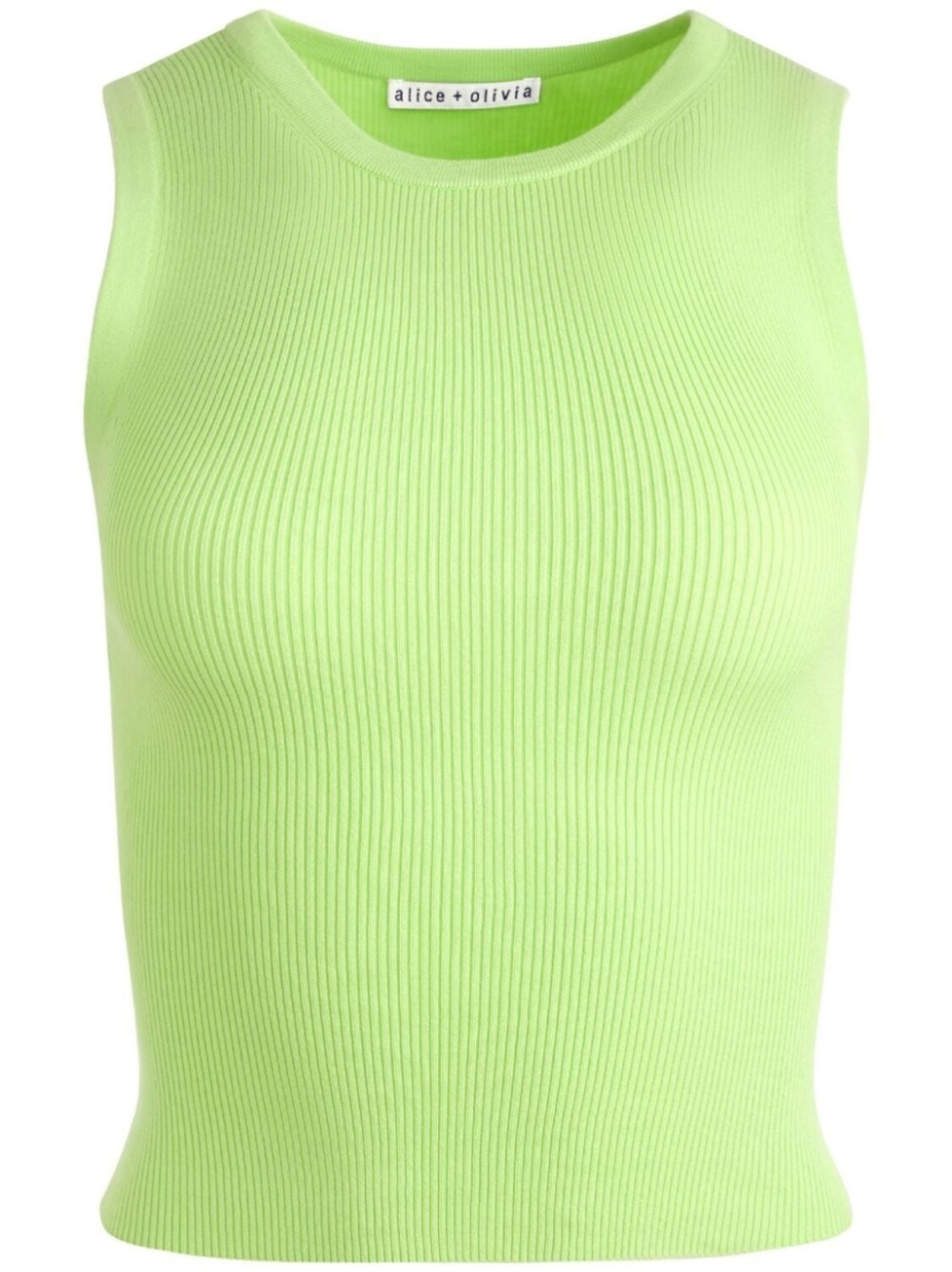 

Alice + olivia топ Tonita в рубчик, зеленый