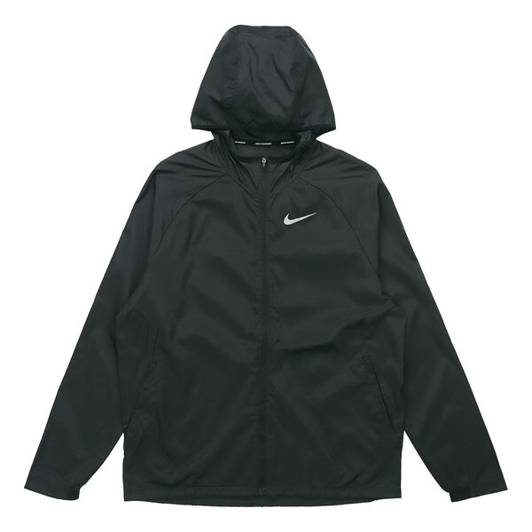 

Куртка running quick dry sports hooded jacket black Nike, черный
