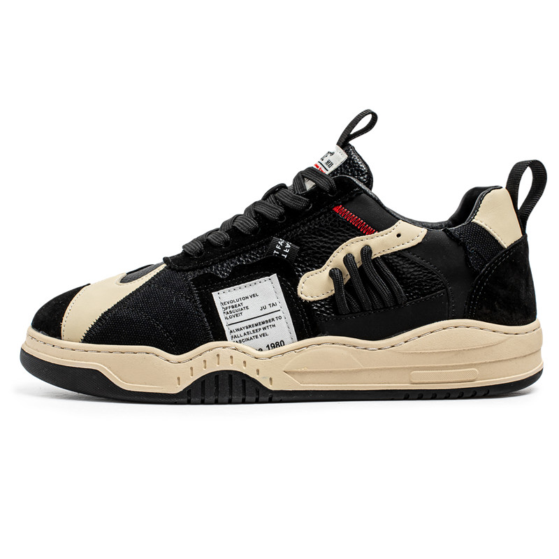 

Нескользящие, износостойкие, легкие низкие мужские кроссовки для скейтбординга PNKE, Black