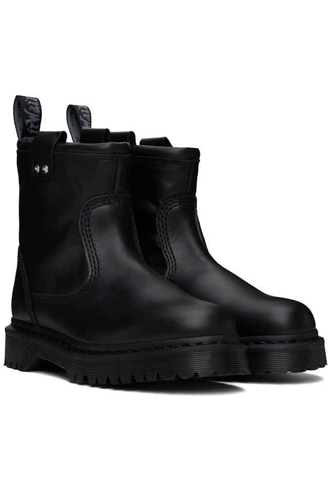 Мужские ботинки Dr. Martens Anistone lo из кожи наппа, черный — фото 4