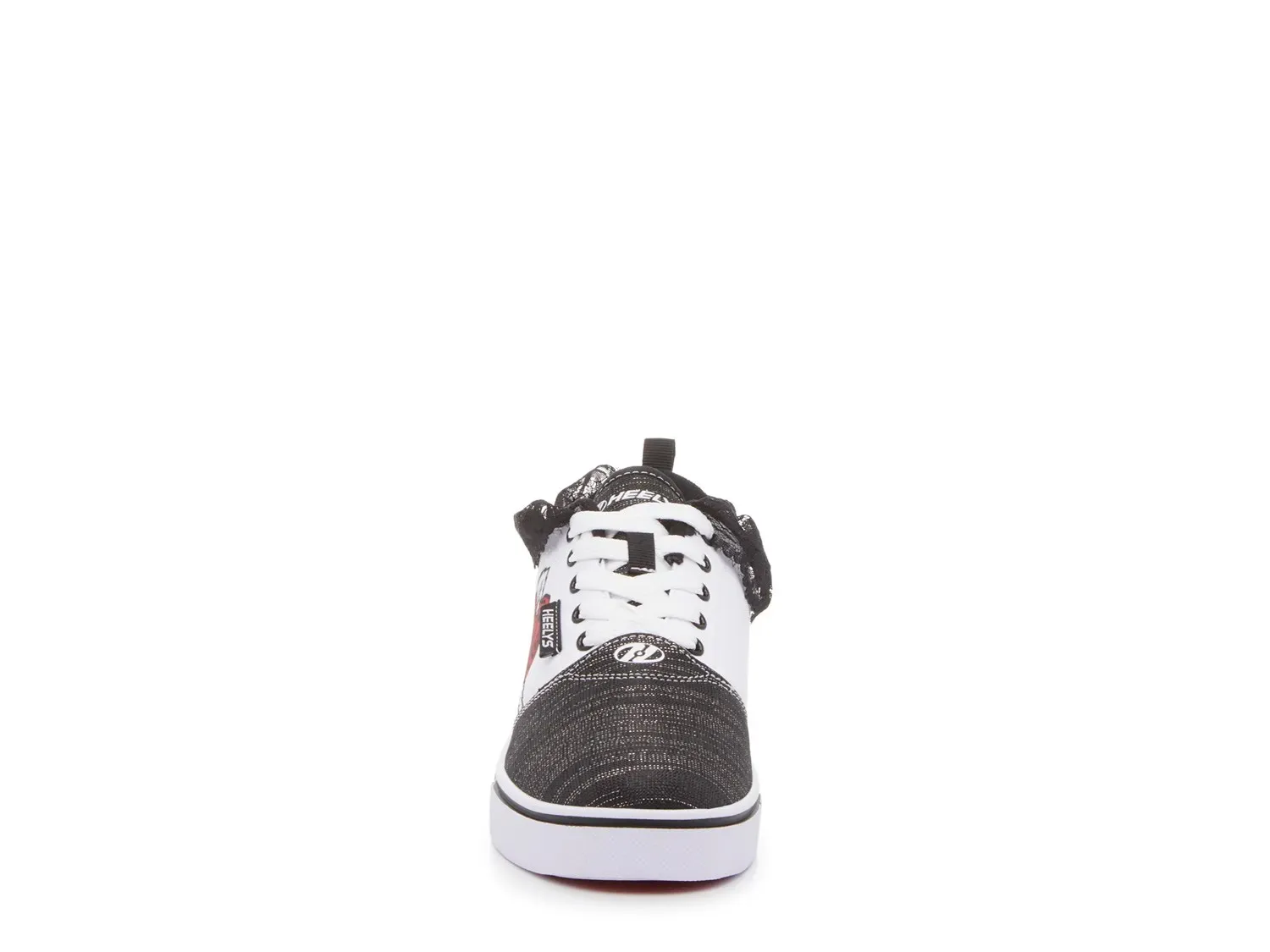 Кроссовки Heelys Pro 20 Skate Shoe — детские, черно-белый цветочный принт — фото 2