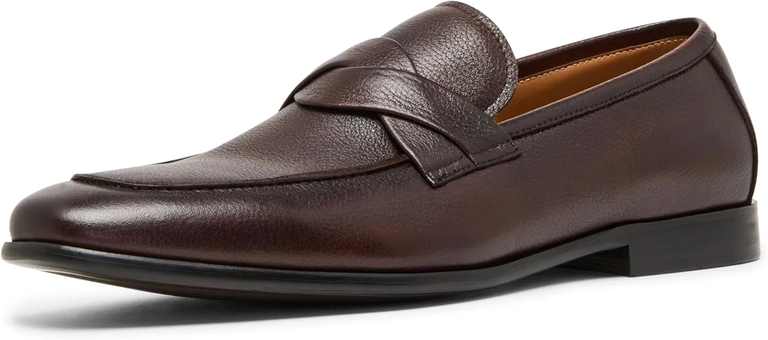 Лоферы мужские Steve Madden, коричневая кожа
