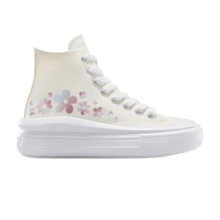 

Кроссовки Converse Wmns Chuck Taylor All Star Move Platform High Petals & Pearls, кремовый