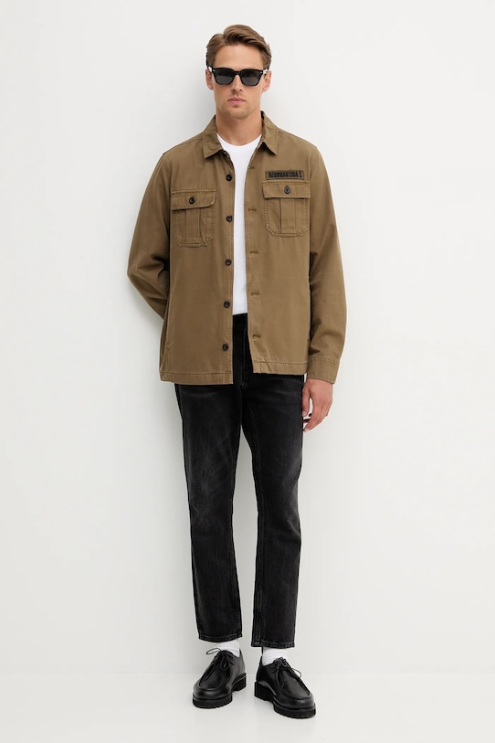 

Хлопковая футболка Aeronautica Militare, белый