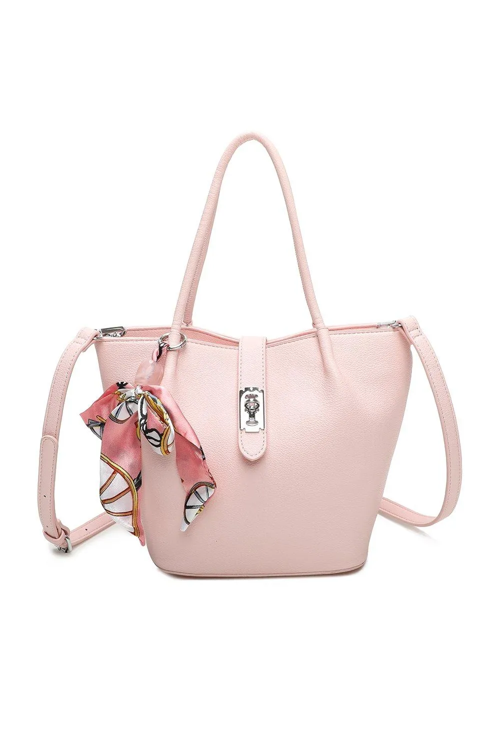 

Сумка-тоут из искусственной кожи Tria Ribbon Fontanella Fashion, розовый