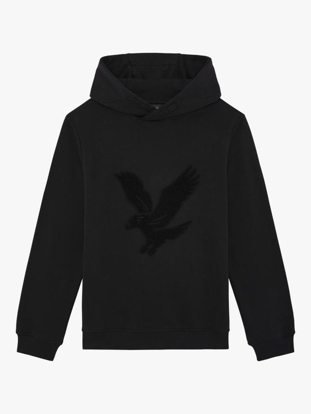 

Детский хлопковый худи с капюшоном Eagle Lyle & Scott, Black