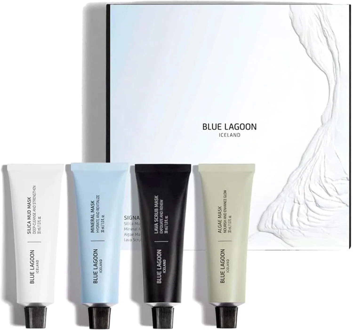Набор Blue Lagoon — Масок для лица Iceland Signature Mask Travel Set 4x30 мл