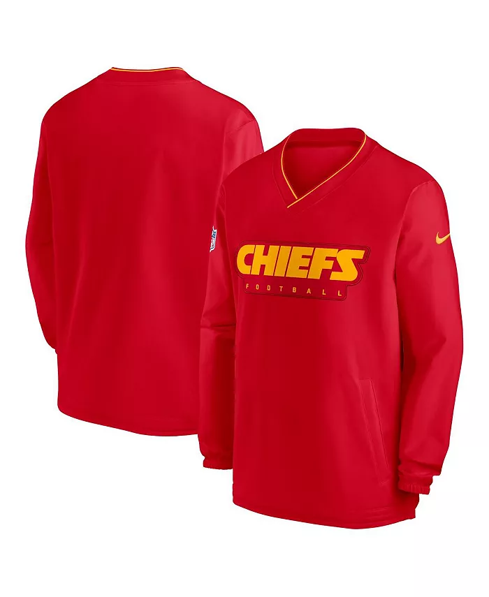 

Мужская красная толстовка Kansas City Chiefs Sideline Pullover Wind Shirt Nike