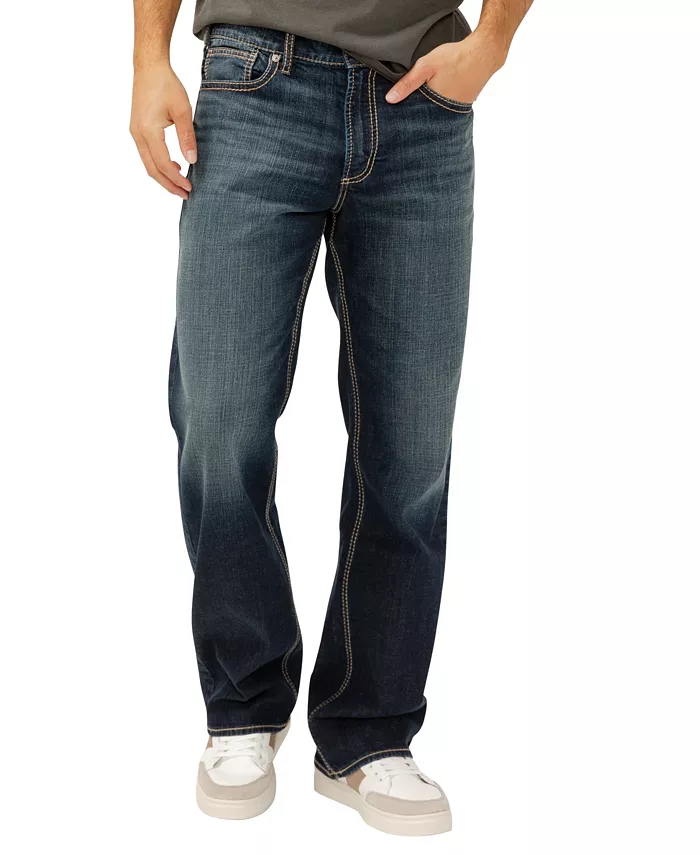 

Мужские джинсы Zac Relaxed Fit Silver Jeans Co., синий