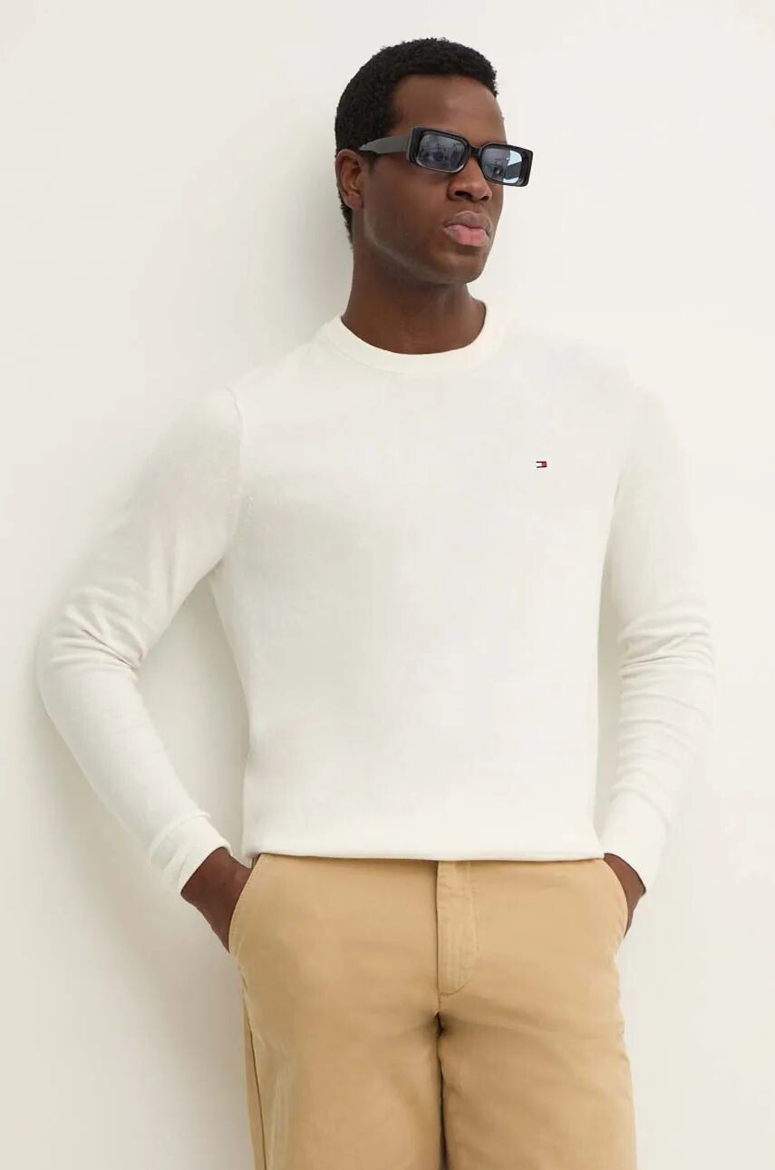 

Свитер Tommy Hilfiger с добавлением кашемира, бежевый