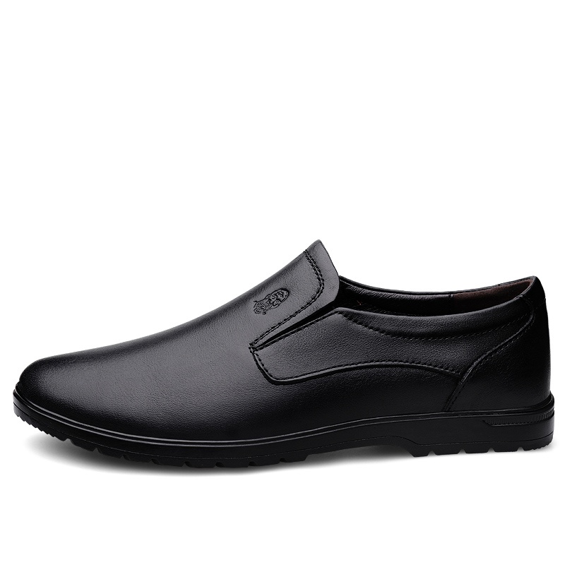 

LAORENTOU Мужские повседневные туфли черные с гладкой отделкой, цвет Black Smooth Finish