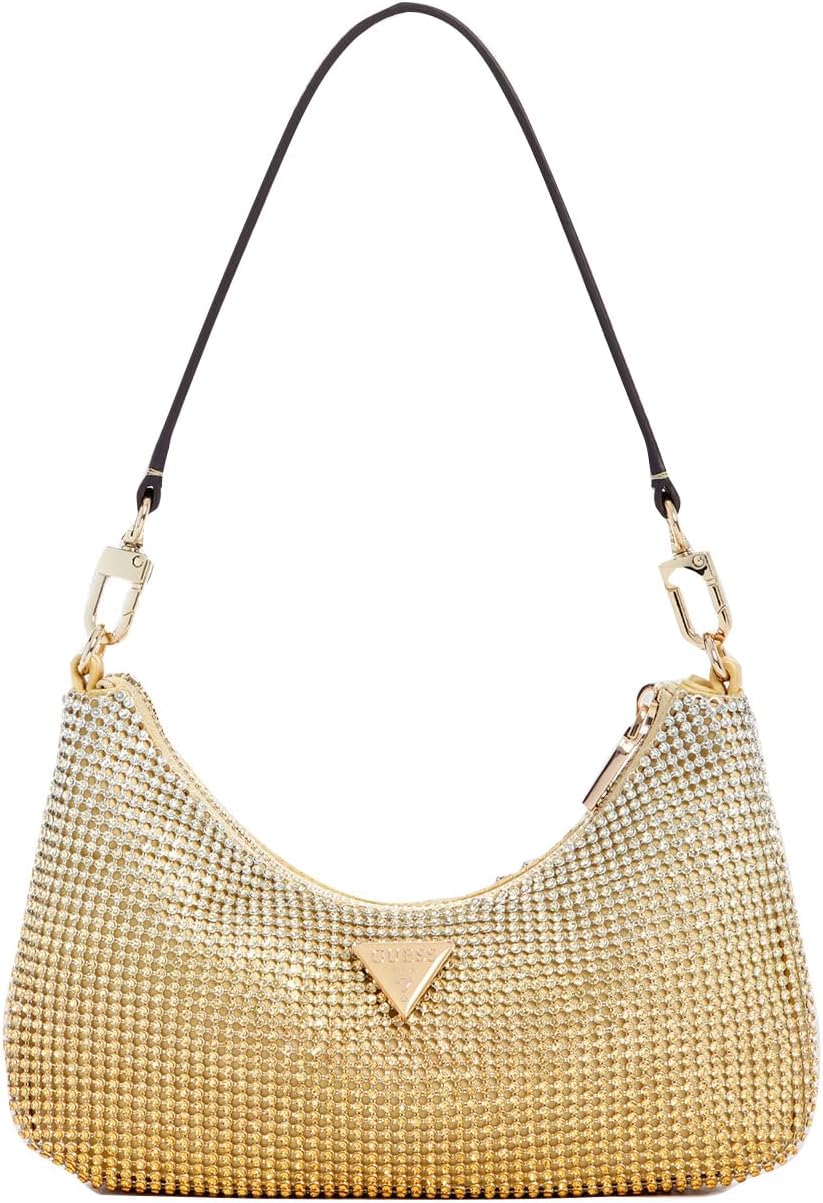 

GUESS Zalina Ombre Rhinestone мини-сумка через плечо, Gold
