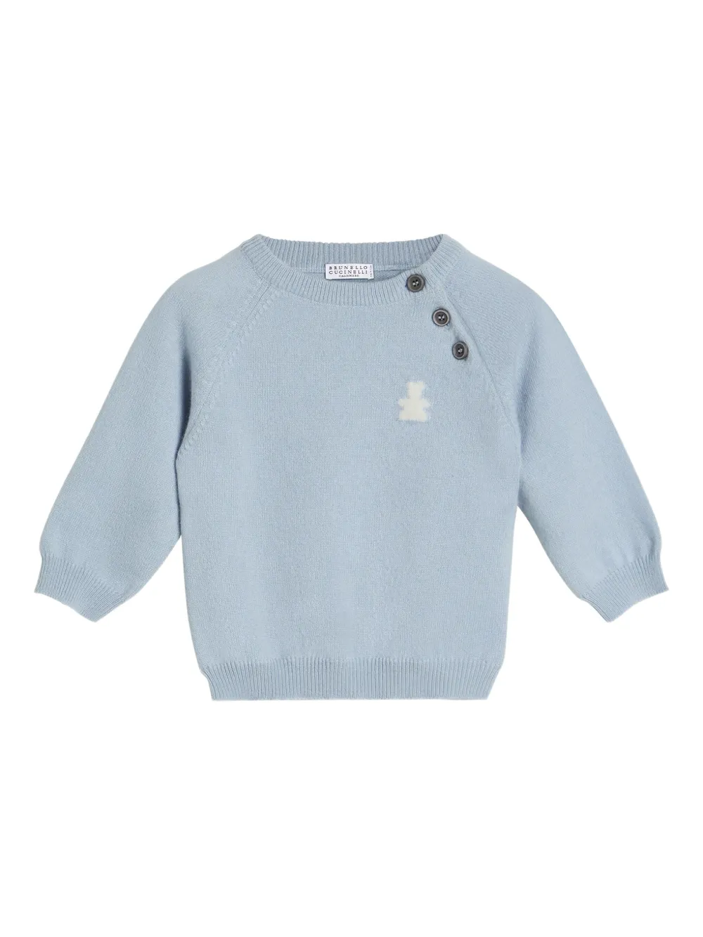 

Свитер Bernie Baby Brunello Cucinelli Kids, синий