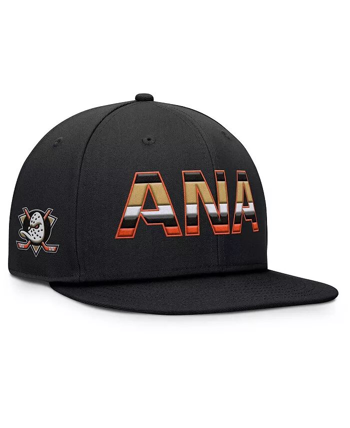 

Мужская черная бейсболка Anaheim Ducks Authentic Pro Rink Snapback Fanatics