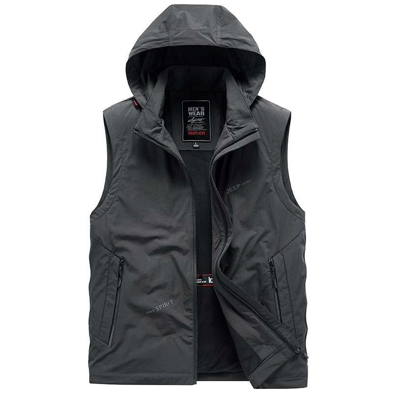 

JEEP SPIRIT Жилет унисекс, Light Gray (Thickened)