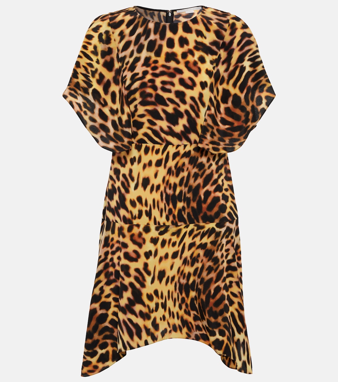 

Мини-платье с анималистичным принтом Stella McCartney, Tortoise Shell