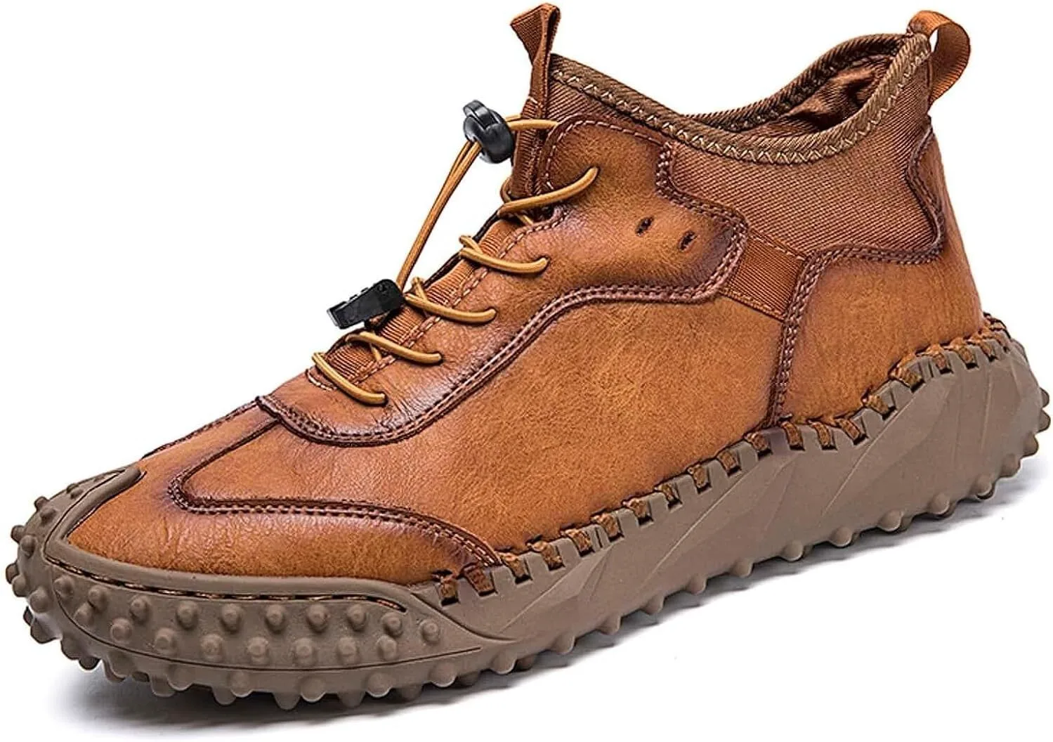 

Мужские походные туфли, мужские кожаные ботинки, слипоны, легкие удобные повседневные ботинки Чакка, мужская модная спортивная и деловая обувь Generic