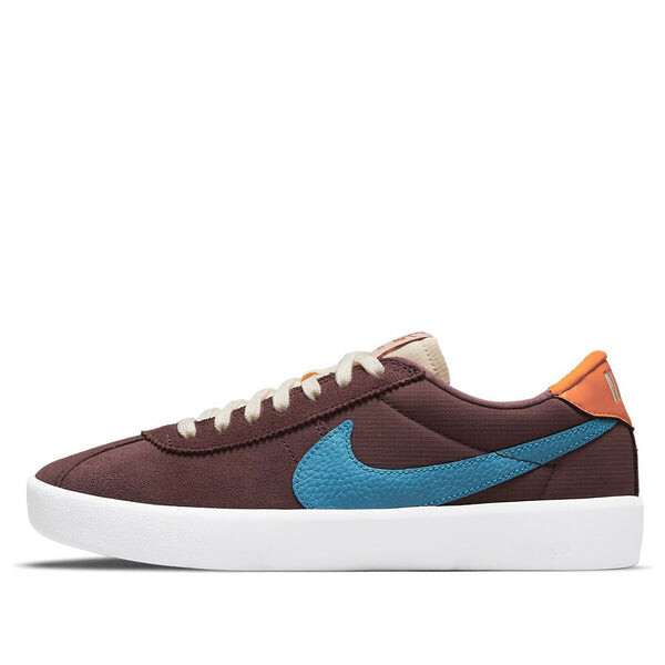 

Кроссовки bruin react sb 'dark wine dutch blue' Nike, коричневый