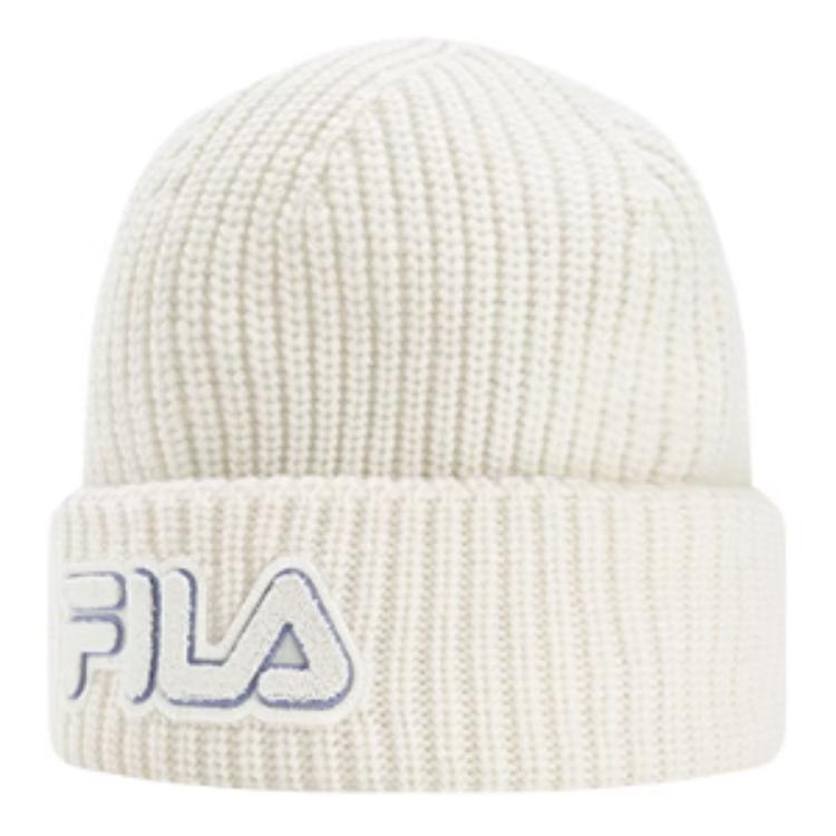 

FILA Белая унисекс шапка из овечьей шерсти, White