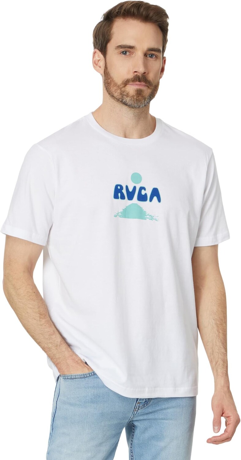 

Футболка RVCA Blue Lagoon Short Sleeve Tee, белый