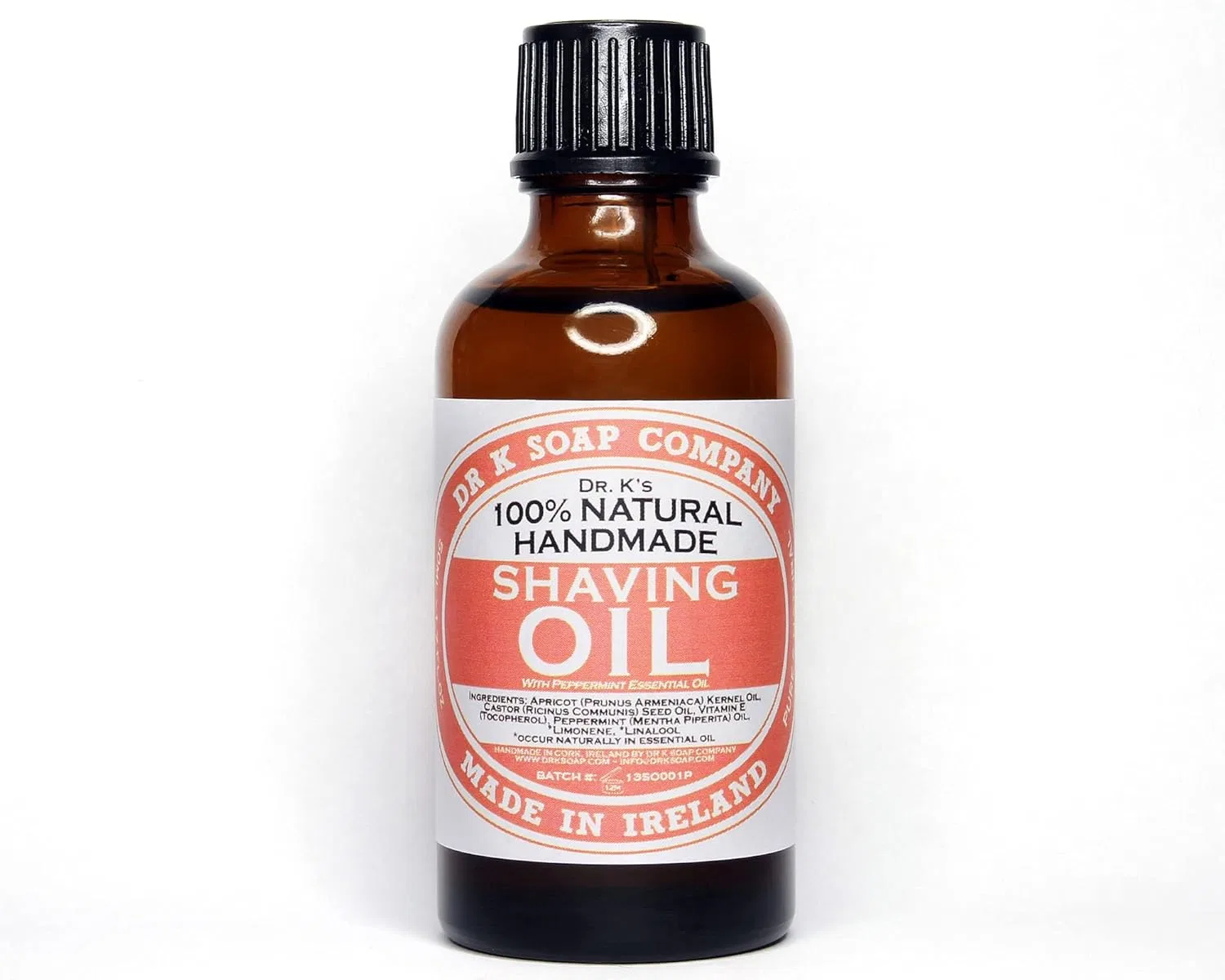 Масло для бритья «Peppermint» от DR K Soap Company, 100 мл Dr K Soap Company