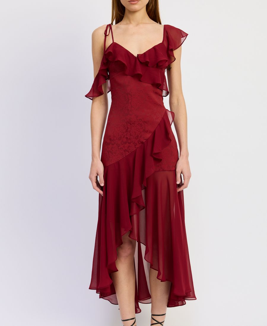 

Женское длинное платье без рукавов Annalis En Saison, Deep Crimson