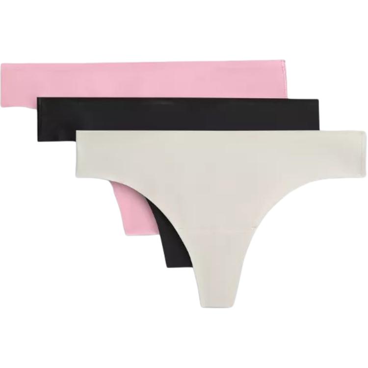 

Invisiwear Mid Rise трусы 3 шт стринги женские Lululemon, белый