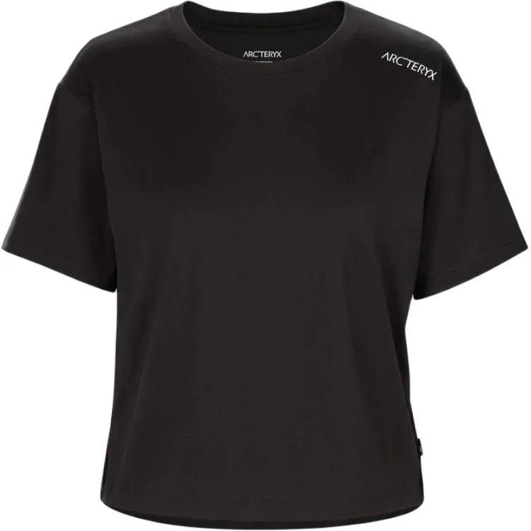 Футболка с втачным рукавом для женщин Arcteryx, Black/Atomic Gray/Black/Atmos