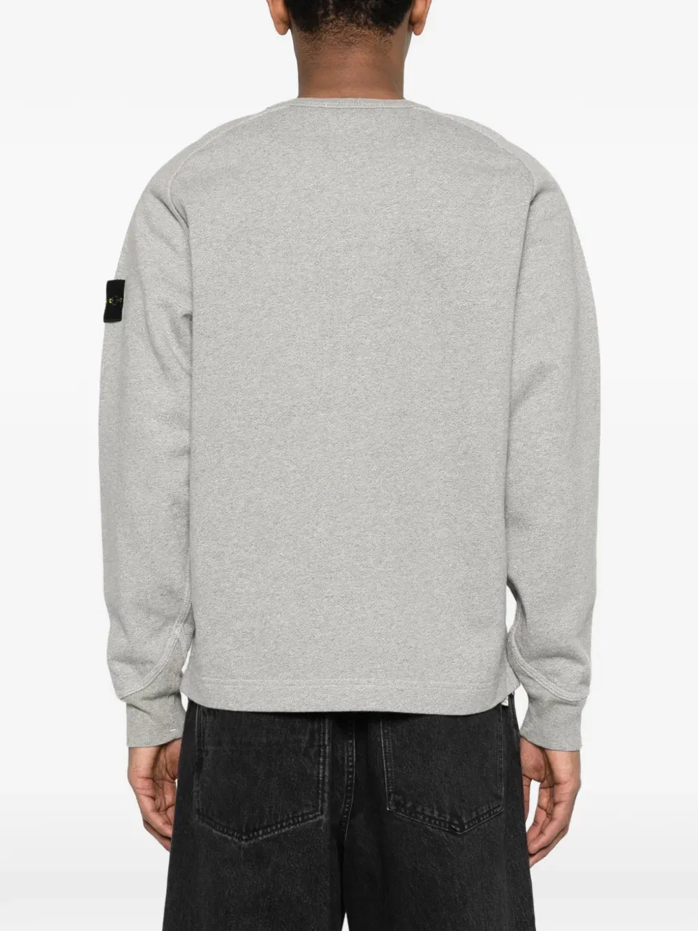 Толстовка с круглым вырезом Stone Island, серый — фото 4