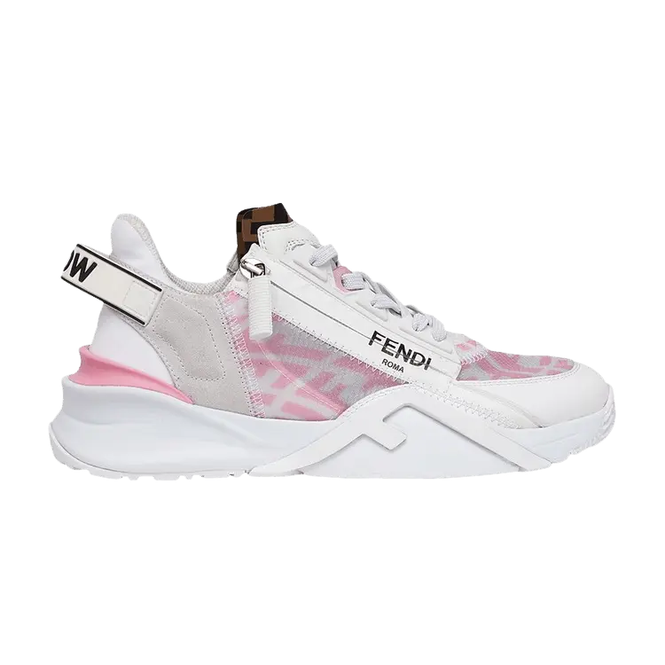 

Кроссовки Fendi Wmns Flow FF Motif Low White Pink Monogram, розовый