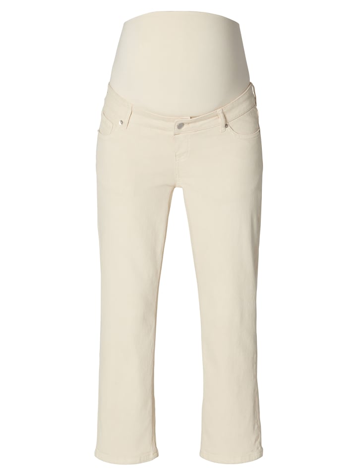 

Джинсы Paco прямые для беременных цвета слоновая кость Noppies