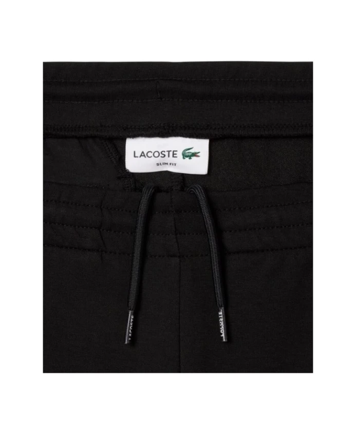 Приталенные трикотажные спортивные штаны Lacoste, черный — фото 3