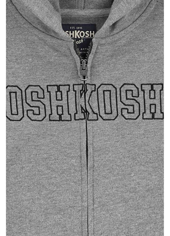 Серая толстовка для мальчика Oshkosh — фото 2