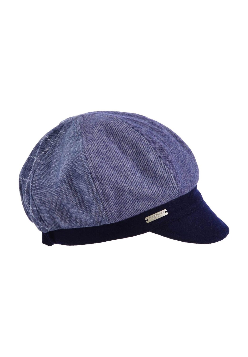 

Кепка Patchwork Newsboy 19540-0 SEEBERGER, цвет Jeans/marine