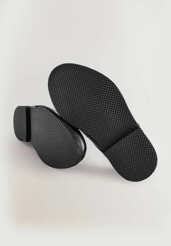 Туфли броги повседневные на шнуровке Wide fit Next, black, черный — фото 3