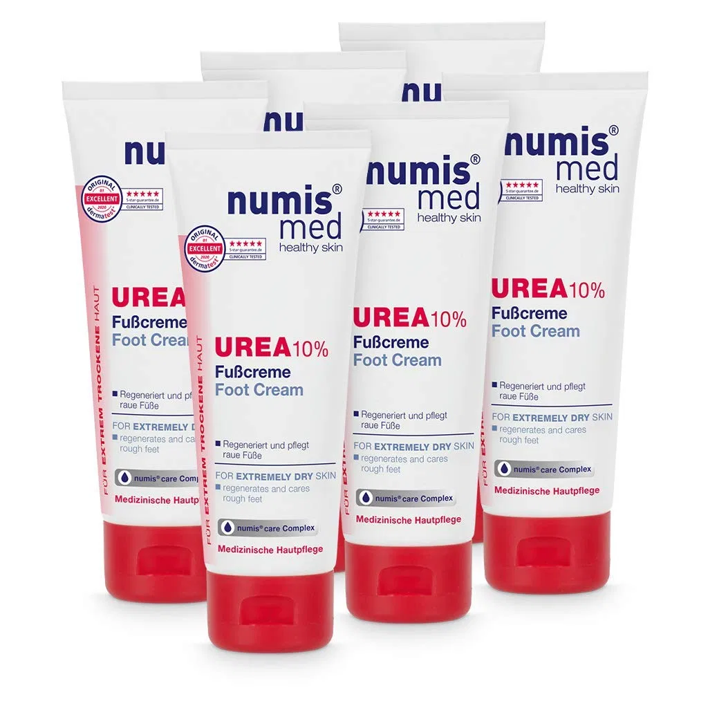 Крем для ног с 10% мочевиной numis med, 6 x 100 мл Numis Med