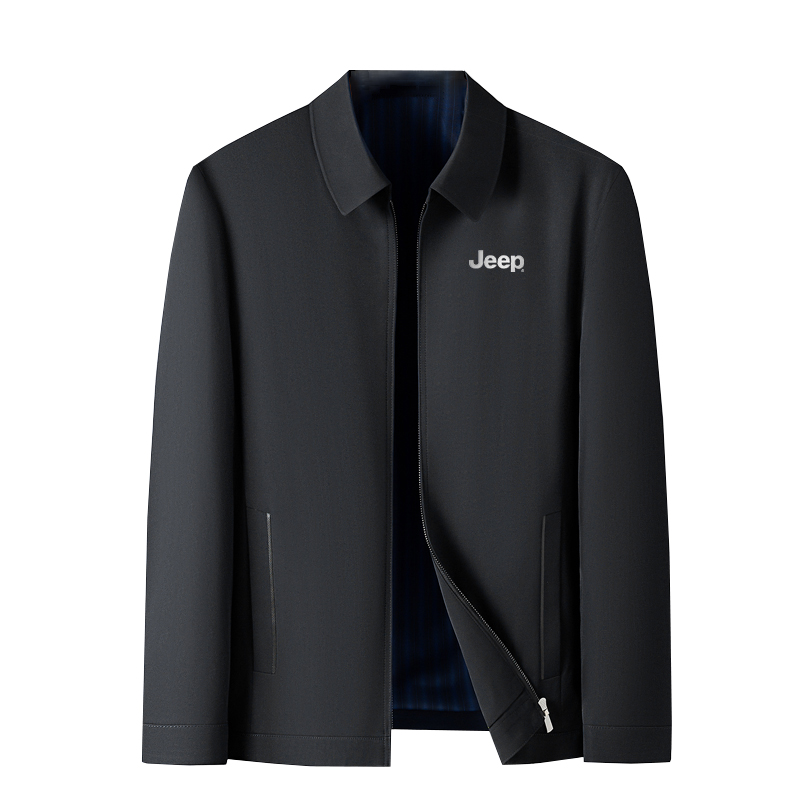 

Куртка Unisex Lapel Moderate Pilot Jeep, черный