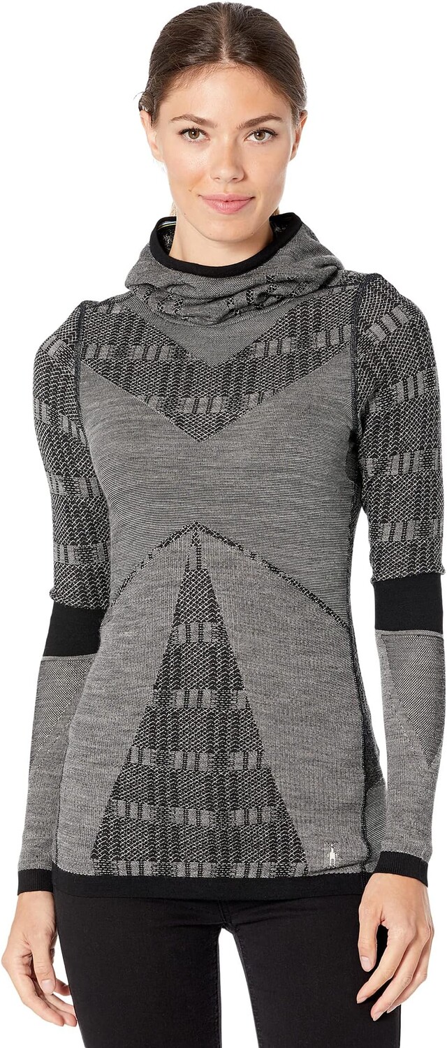 

Толстовка Intraknit Merino 250 с термоузором Smartwool, цвет Black Plaid