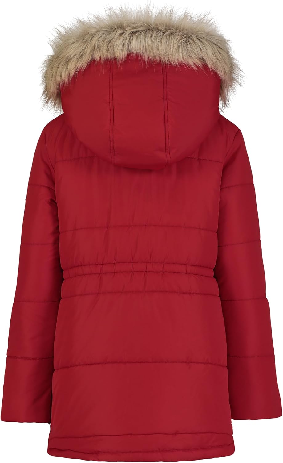 Длинная куртка Tommy Hilfiger для девочек с подкладкой из флиса, Anorak Chili Pepper — фото 3