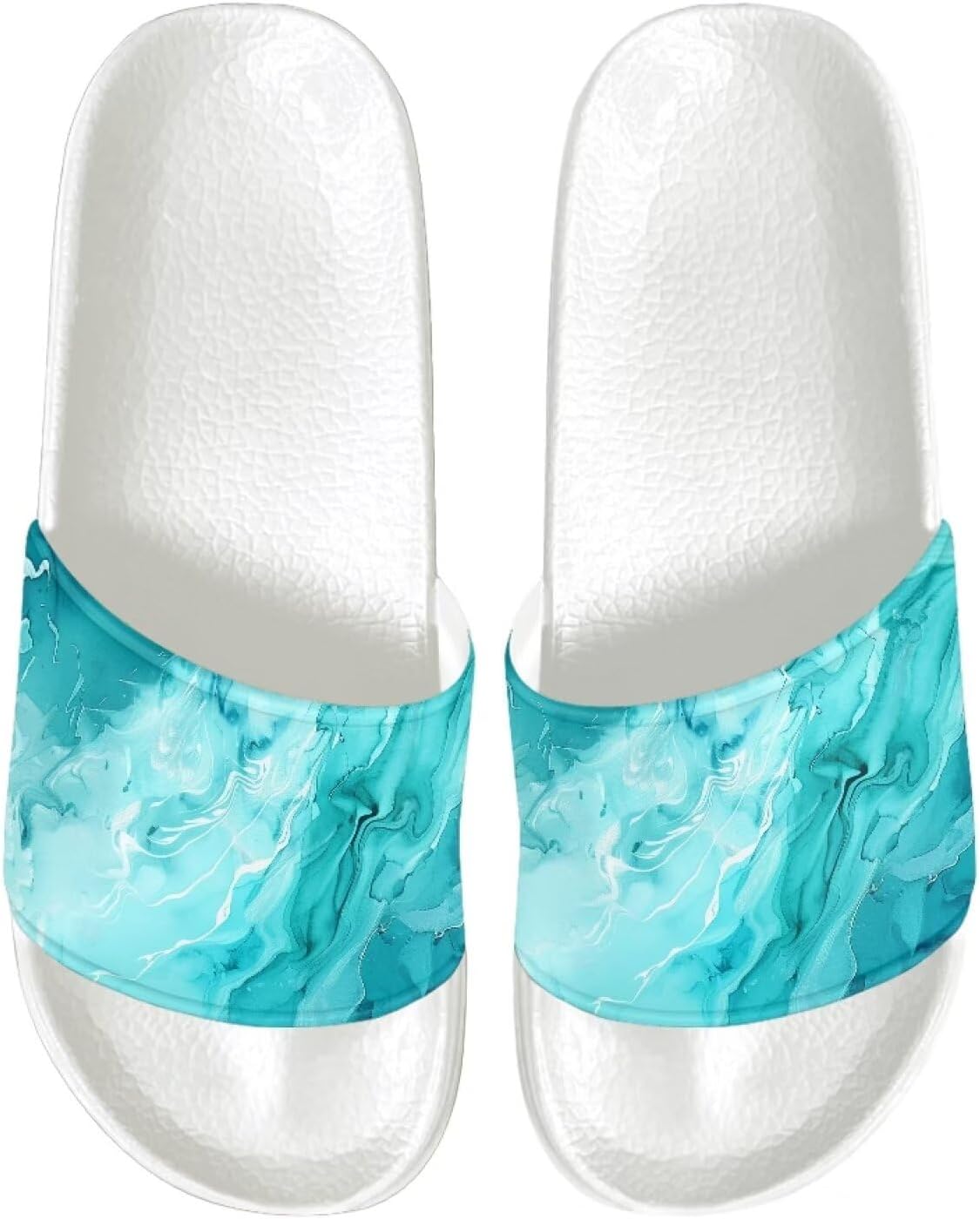 

Мужские спортивные сандалии Psesaysky с открытым носком, нескользящие, удобные, для душа, с открытым носком, слайдеры с одной полоской, однотонные, для максимального комфорта летом, Marble