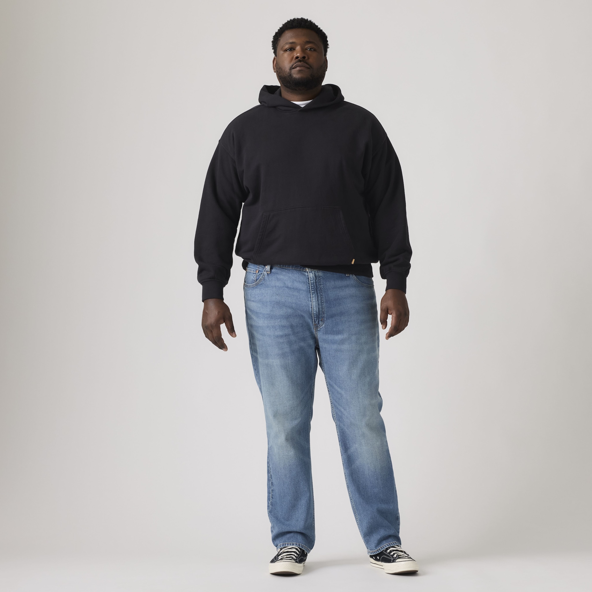 Levi's Big & Tall Джинсы Slim fit в синем дениме — фото 4