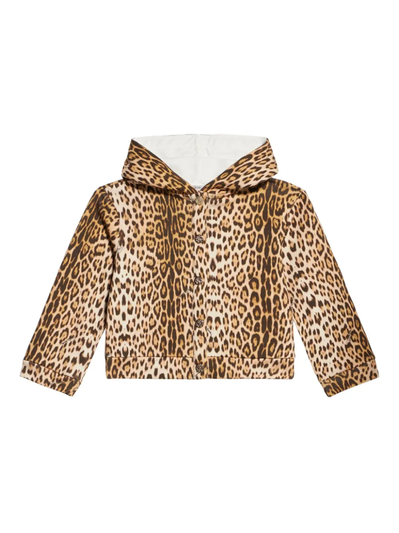 

Худи с принтом Jaguar Roberto Cavalli Junior, коричневый