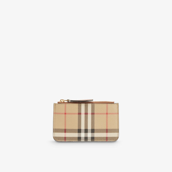 

Плетеный визитница Kelbrook в клетку Burberry, бежевый