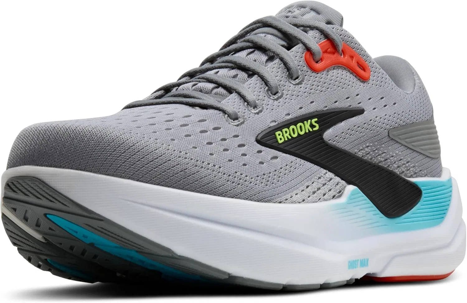 Мужские кроссовки Brooks Ghost Max 3, Primer Grey Antarctica Red