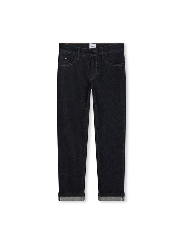 

Джинсы - стандартного кроя - темно-синего цвета Hugo Boss Kids
