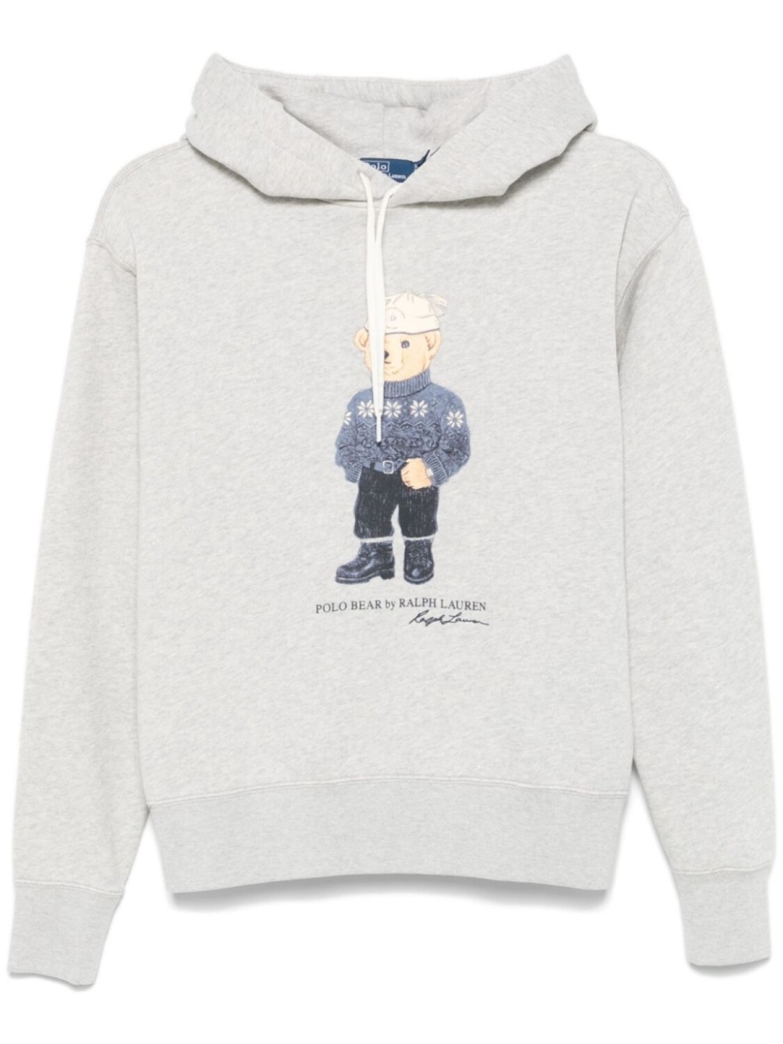 

Толстовка с капюшоном с мотивом Polo Bear Polo Ralph Lauren, серый