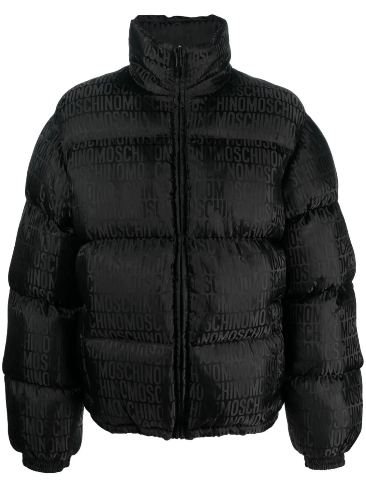

Moschino пуховик с логотипом, черный