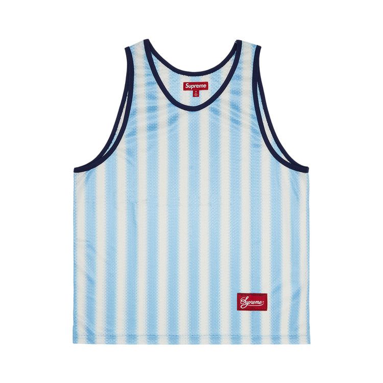 

Топ Supreme Stripe Mesh Tank Top, Blue