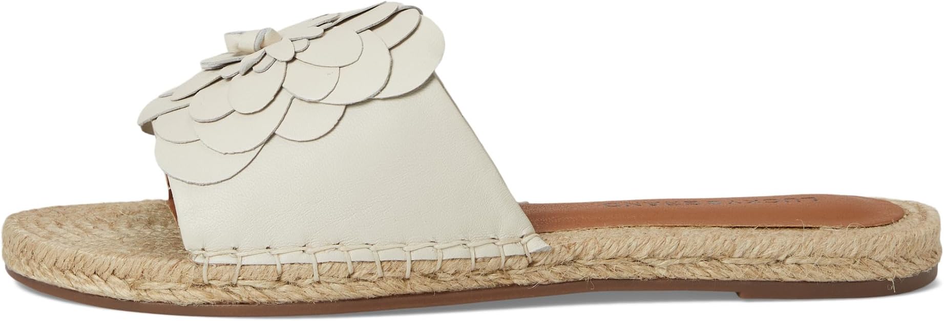 Сандалии Lucky Brand Biricha Floral Flat Sandals, цвет Tusk — фото 4